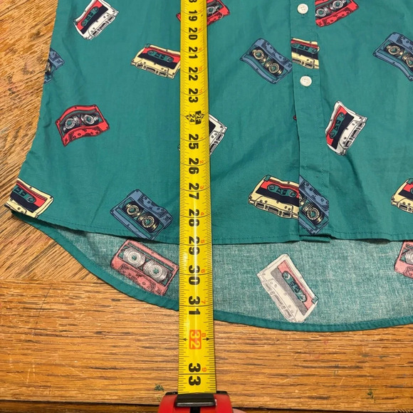 NWT Five Points Industries Mens XL Slim Fit Flex Blue Cassette Button Down Shirt - Picture 5 of 5